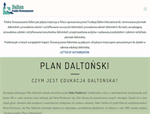 Tablet Screenshot of dalton.org.pl